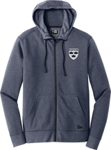 North Jersey Kings New Era Tri-Blend Fleece Full-Zip Hoodie